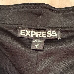 Express Strapless Black Dress